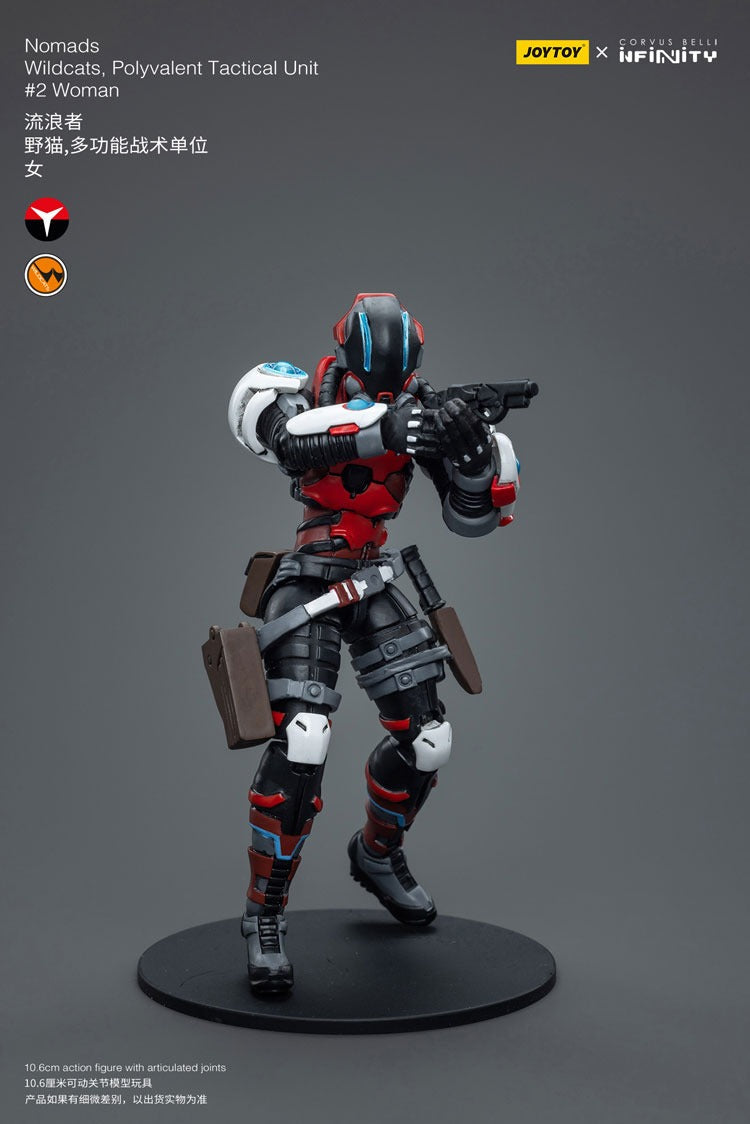 Joytoy Corvus Belli Infinity Nomads Wildcats Polyvalent Tactical Unit #2 Woman