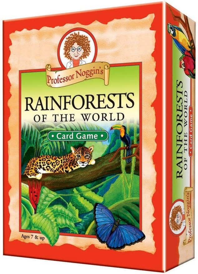 Professor Noggin’s Rainforest of the World Card Game Professor Noggin’s