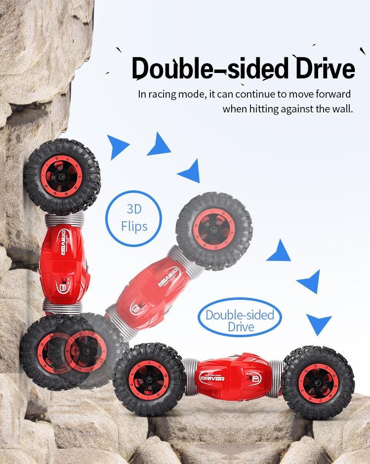 Jjrc Q70 Twist 1:16 2.4G Double-Sided Climbing Transforming Remote Control Truck