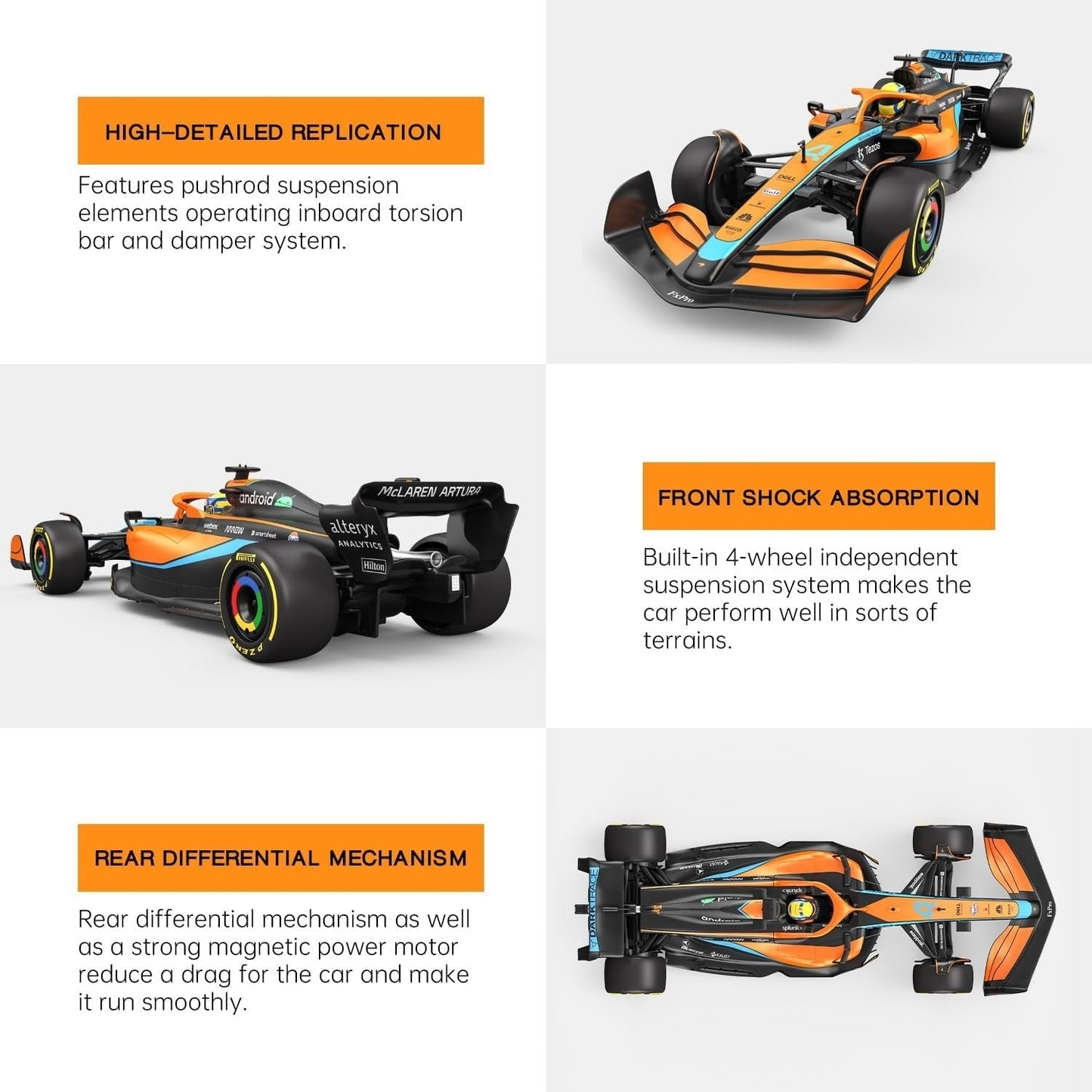 Rastar Rc 1:12 Mclaren F1 Mcl36