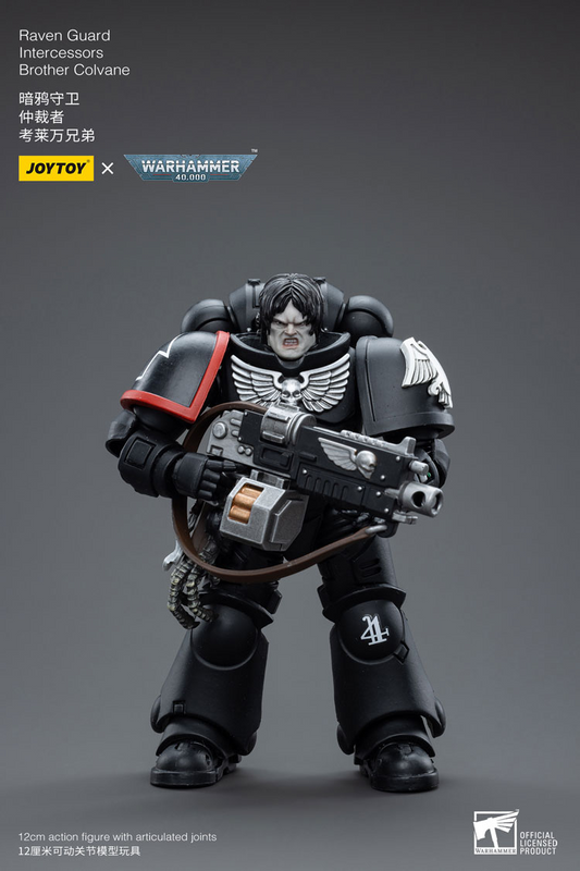 Joytoy Warhammer 40K Raven Guard Intercessors Brother Colvane Warhammer