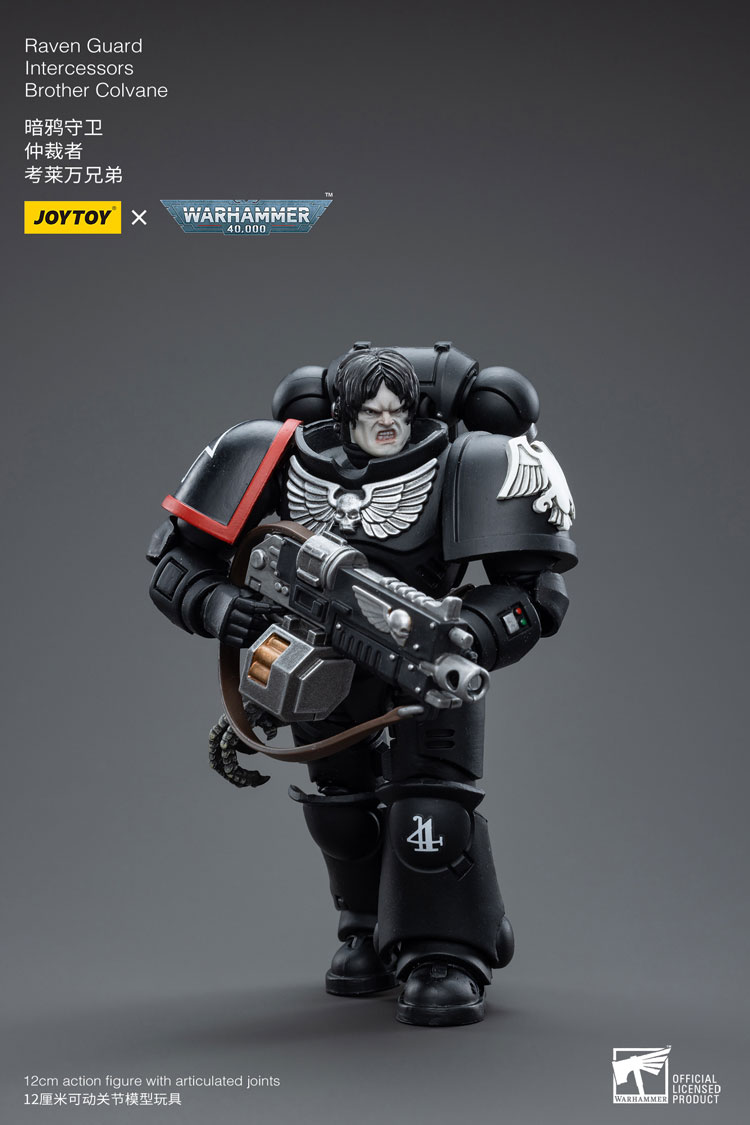 Joytoy Warhammer 40K Raven Guard Intercessors Brother Colvane Warhammer