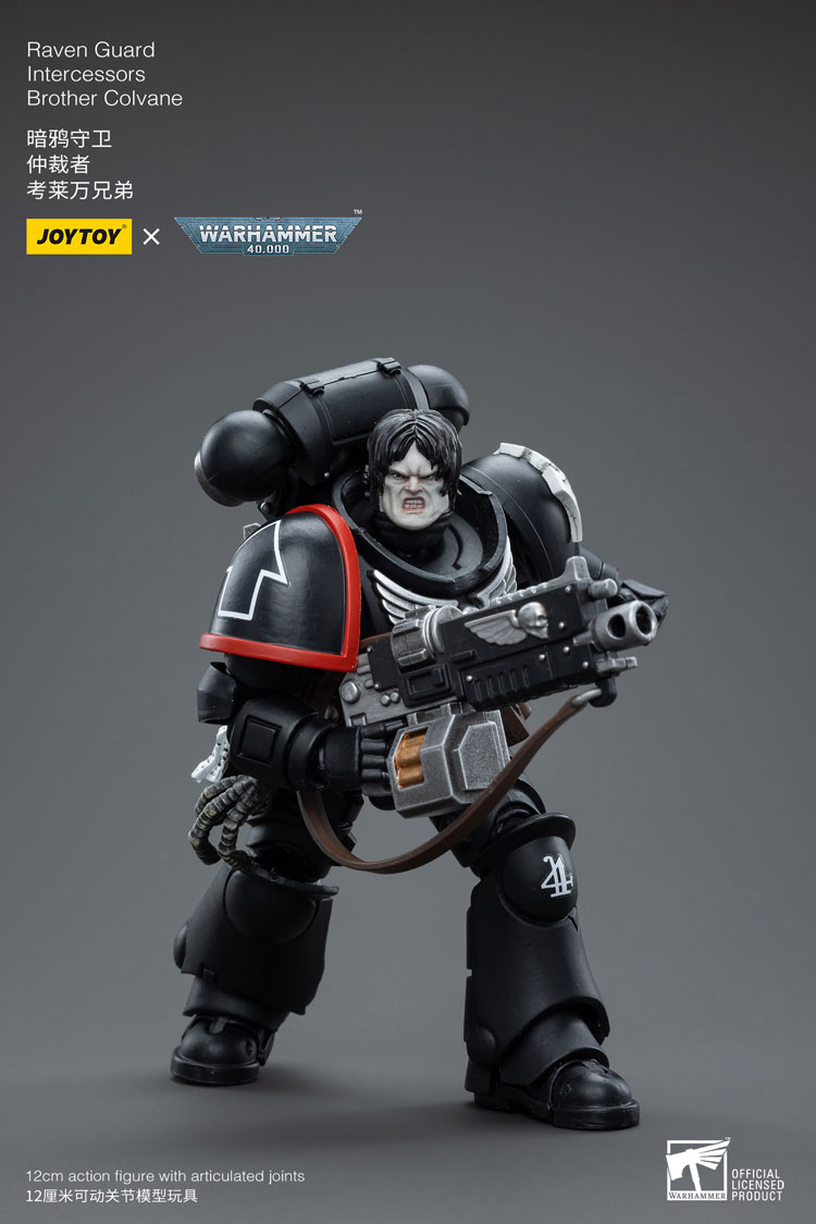 Joytoy Warhammer 40K Raven Guard Intercessors Brother Colvane Warhammer