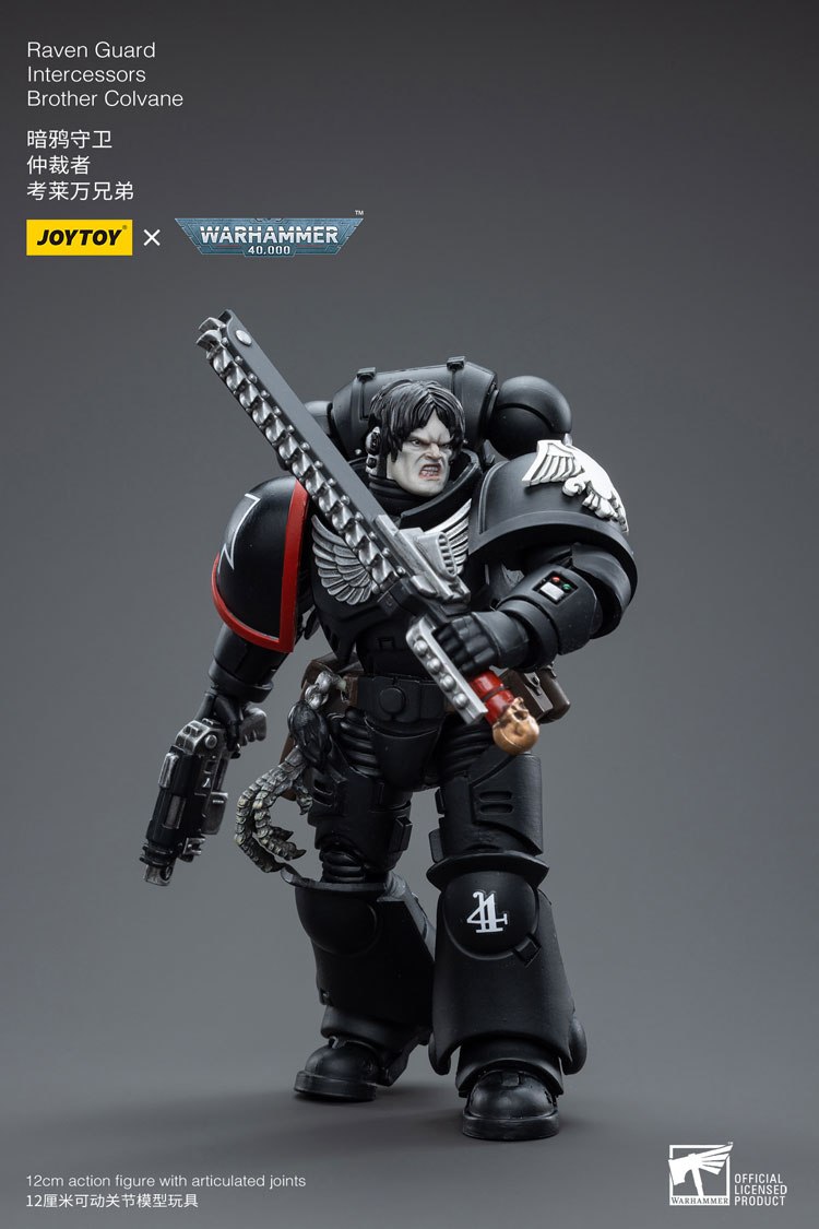 Joytoy Warhammer 40K Raven Guard Intercessors Brother Colvane Warhammer