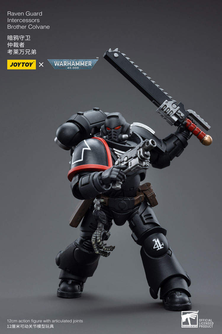 Joytoy Warhammer 40K Raven Guard Intercessors Brother Colvane Warhammer