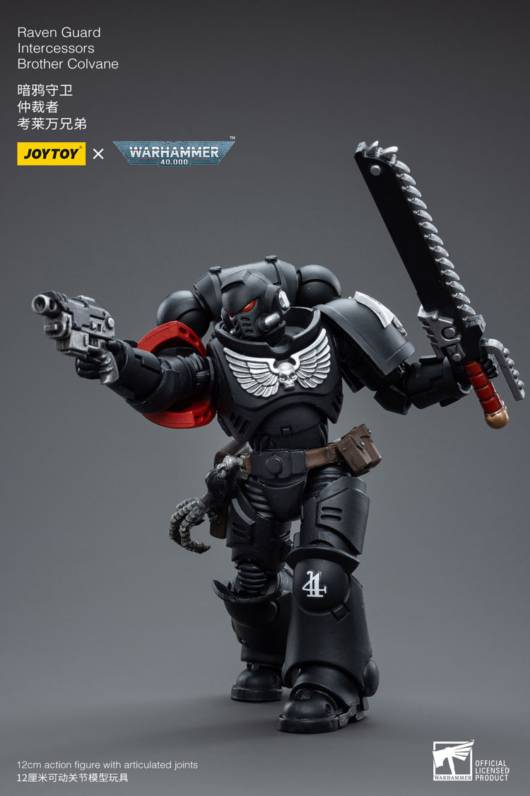 Joytoy Warhammer 40K Raven Guard Intercessors Brother Colvane Warhammer