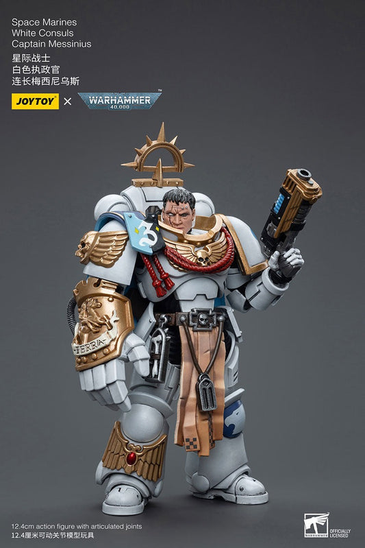 Joytoy Warhammer 40K Space Marines White Consuls Captain Messinius Jt6861 Warhammer