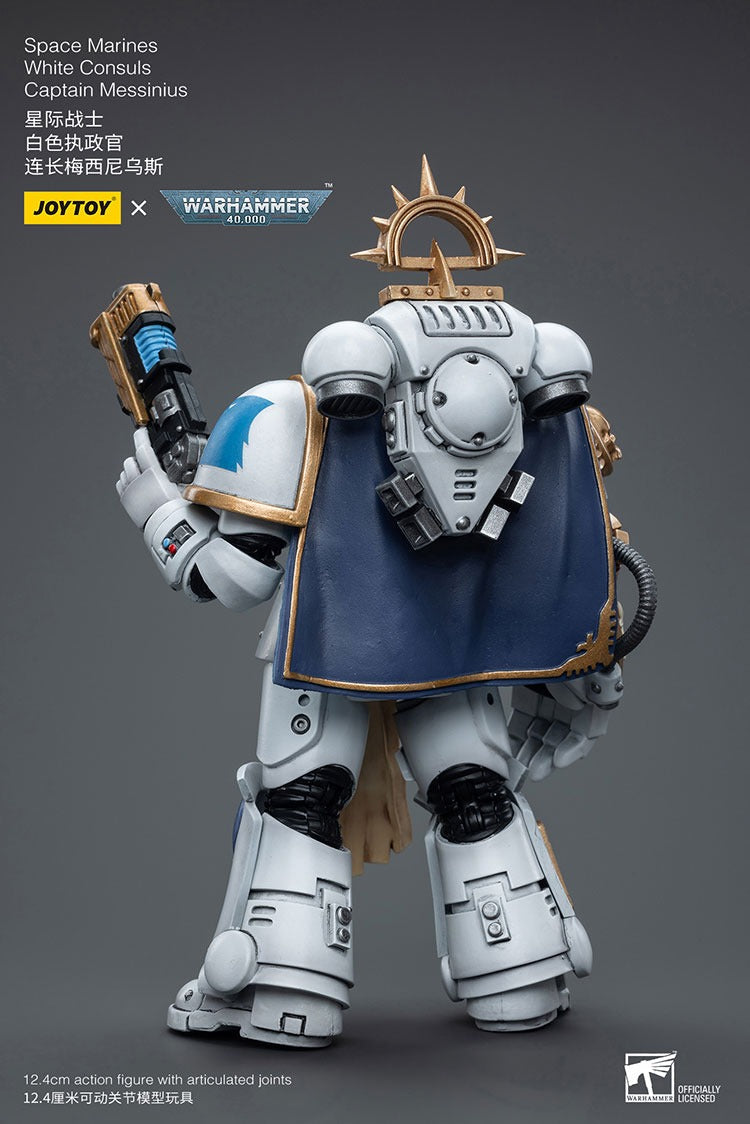 Joytoy Warhammer 40K Space Marines White Consuls Captain Messinius Jt6861 Warhammer