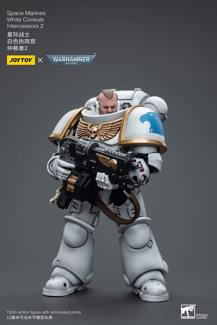 Joytoy Warhammer 40K Space Marines White Consuls Intercessors 2 Jt6854 Warhammer