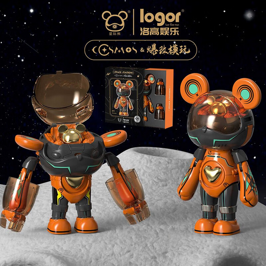 Cosmos Space Station Fashion Bear Figure