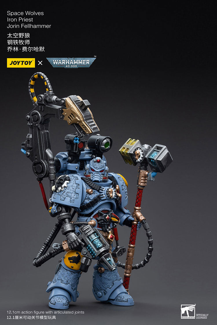 Joytoy Warhammer 40K Space Wolves Iron Priest Jorin Fellhammer Warhammer