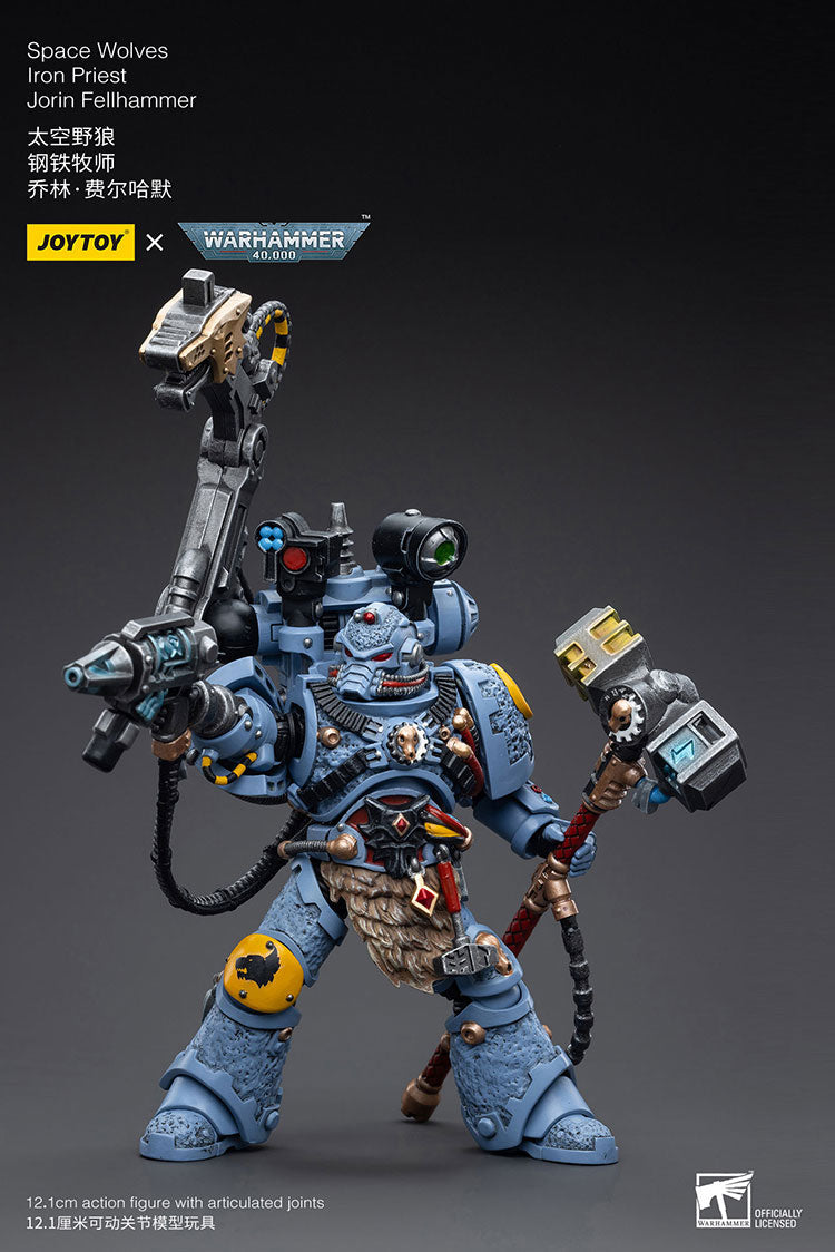 Joytoy Warhammer 40K Space Wolves Iron Priest Jorin Fellhammer Warhammer