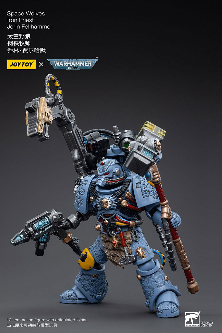 Joytoy Warhammer 40K Space Wolves Iron Priest Jorin Fellhammer Warhammer