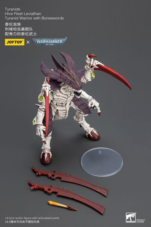 WARHAMMER 40K Tyranids Hive Fleet Leviathan Tyranid Warrior with Boneswords JT7004