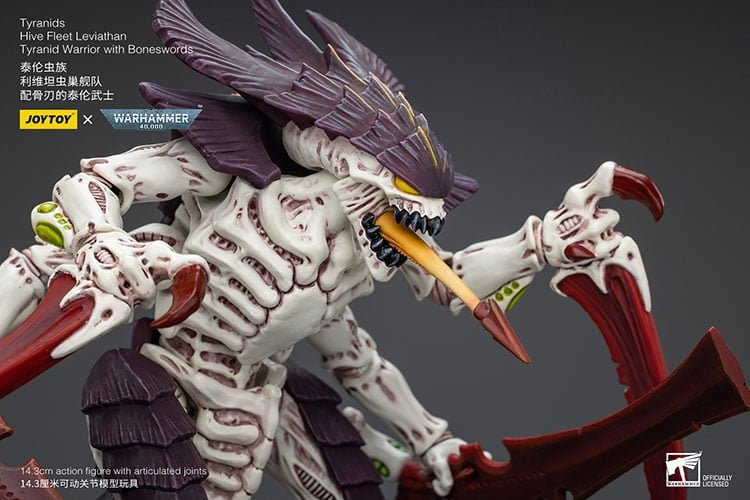 WARHAMMER 40K Tyranids Hive Fleet Leviathan Tyranid Warrior with Boneswords JT7004
