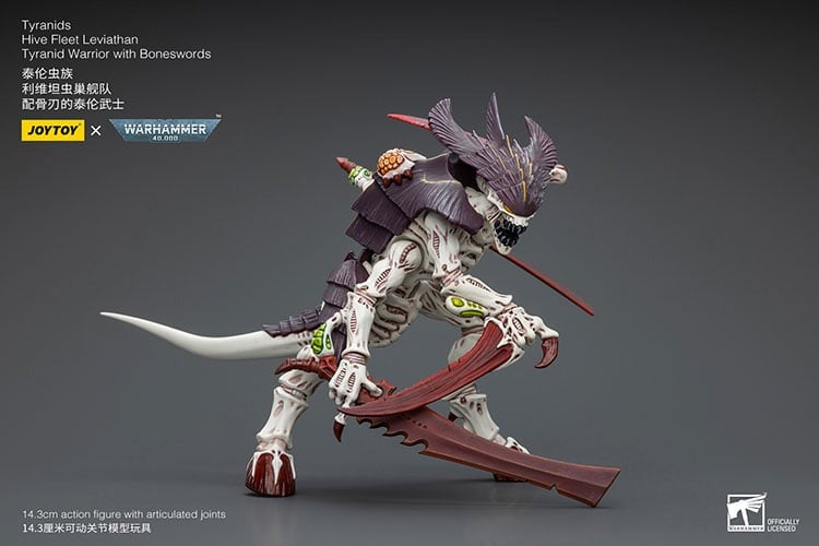WARHAMMER 40K Tyranids Hive Fleet Leviathan Tyranid Warrior with Boneswords JT7004