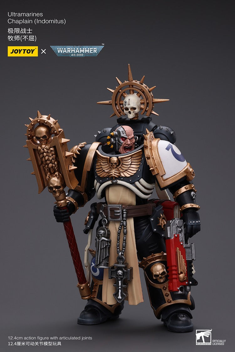 Joytoy Warhammer 40K Ultramarines Chaplain (Indomitus) Jt8902 Warhammer