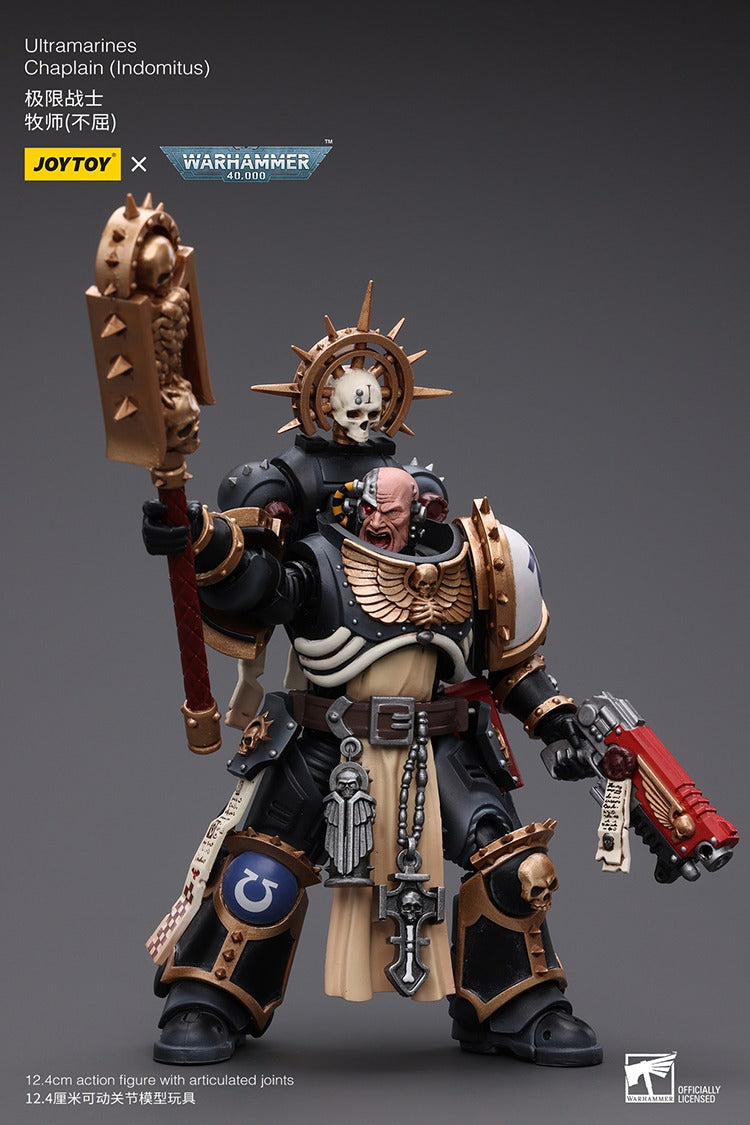 Joytoy Warhammer 40K Ultramarines Chaplain (Indomitus) Jt8902 Warhammer
