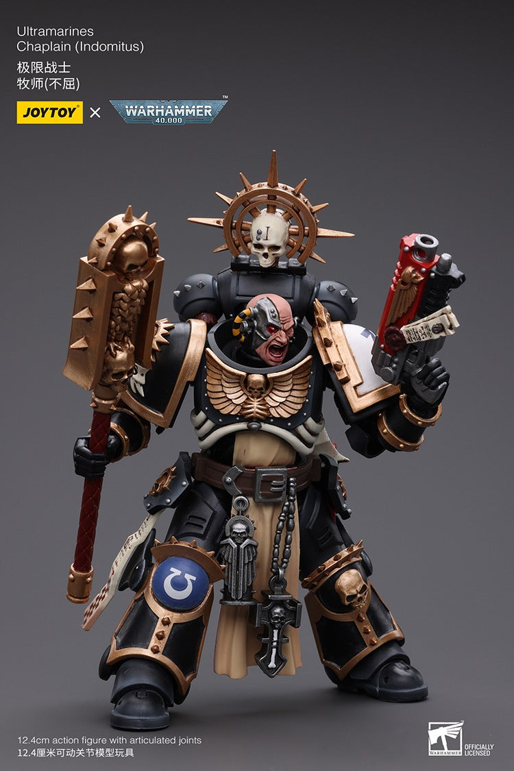 Joytoy Warhammer 40K Ultramarines Chaplain (Indomitus) Jt8902 Warhammer