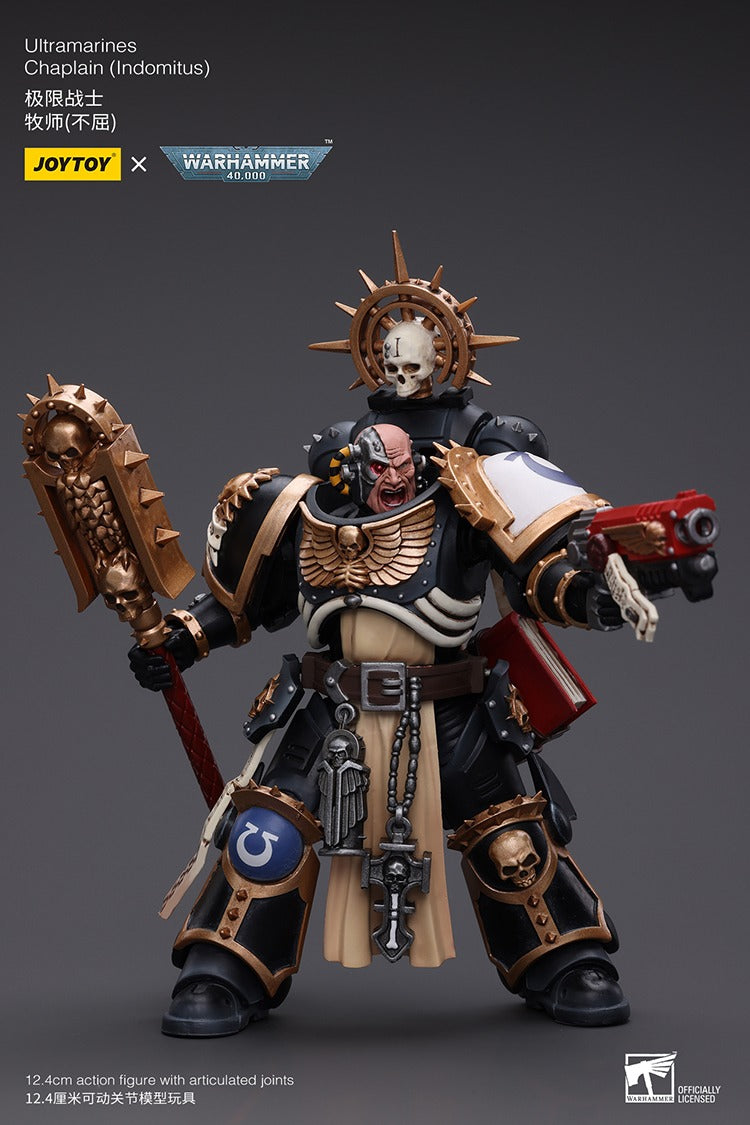 Joytoy Warhammer 40K Ultramarines Chaplain (Indomitus) Jt8902 Warhammer