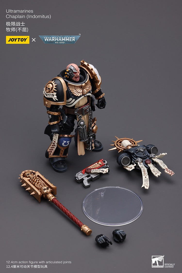Joytoy Warhammer 40K Ultramarines Chaplain (Indomitus) Jt8902 Warhammer