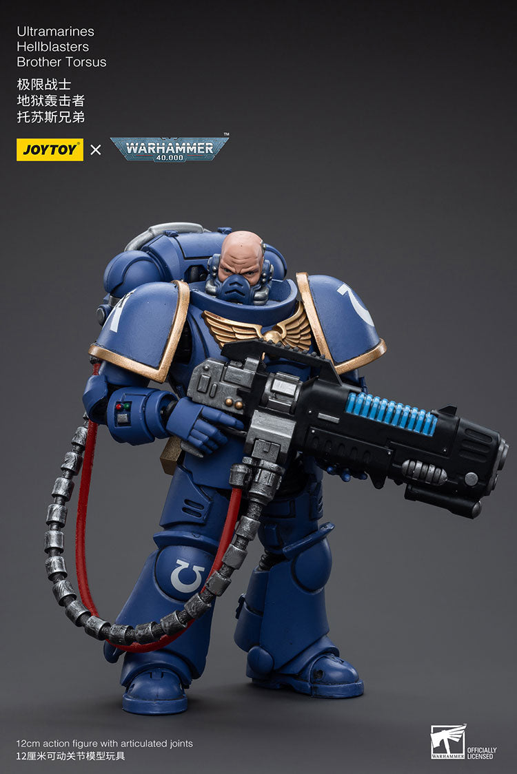 Joytoy Warhammer 40K Ultramarines Hellblasters Brother Torsus Warhammer