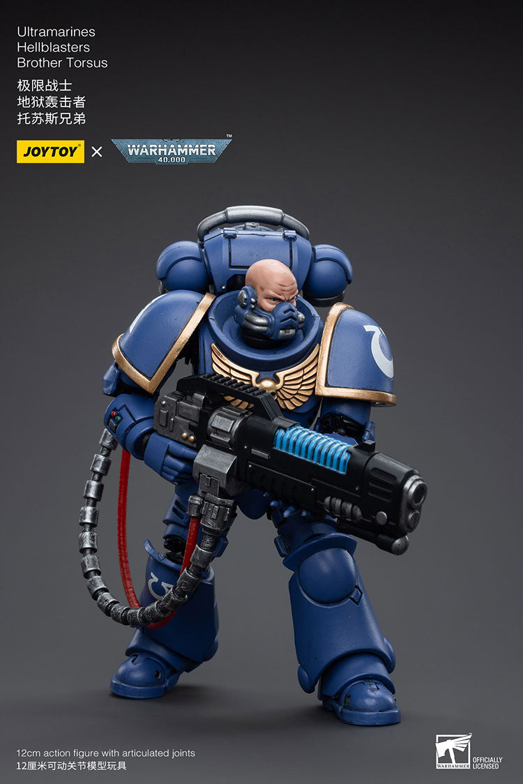 Joytoy Warhammer 40K Ultramarines Hellblasters Brother Torsus Warhammer