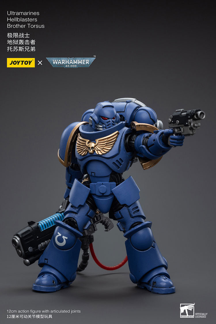 Joytoy Warhammer 40K Ultramarines Hellblasters Brother Torsus Warhammer