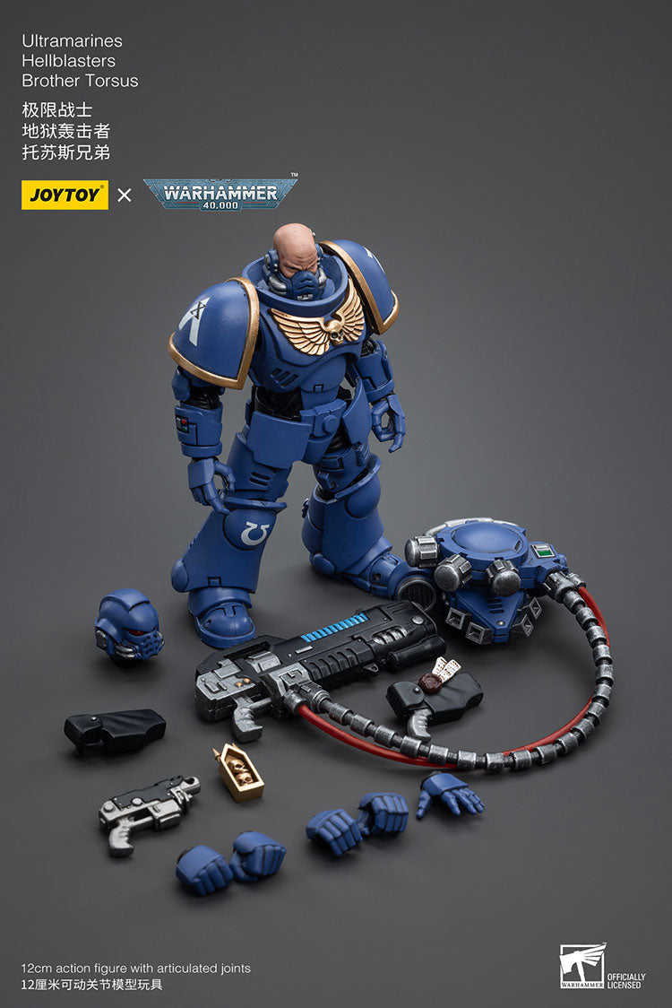 Joytoy Warhammer 40K Ultramarines Hellblasters Brother Torsus Warhammer