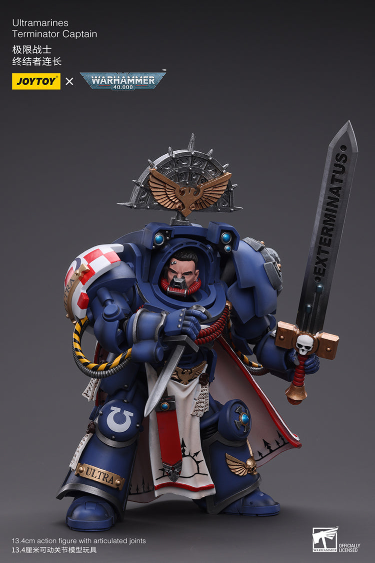 Joytoy Warhammer 40K Ultramarines Terminator Captain Warhammer