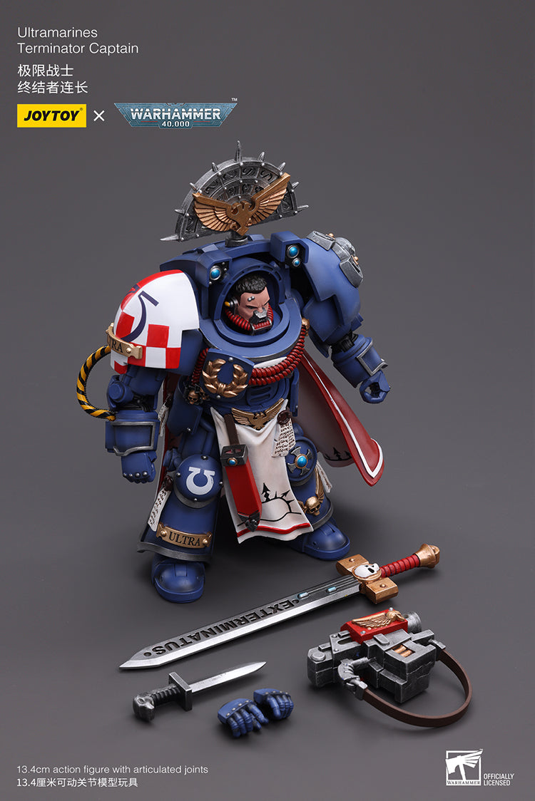 Joytoy Warhammer 40K Ultramarines Terminator Captain Warhammer