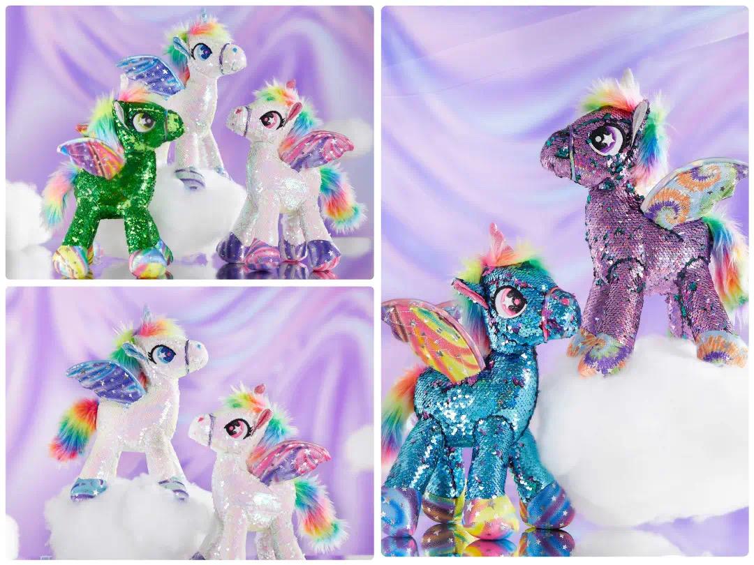 Sequin Standing Galatea Unicorn 50Cm Cozyworld