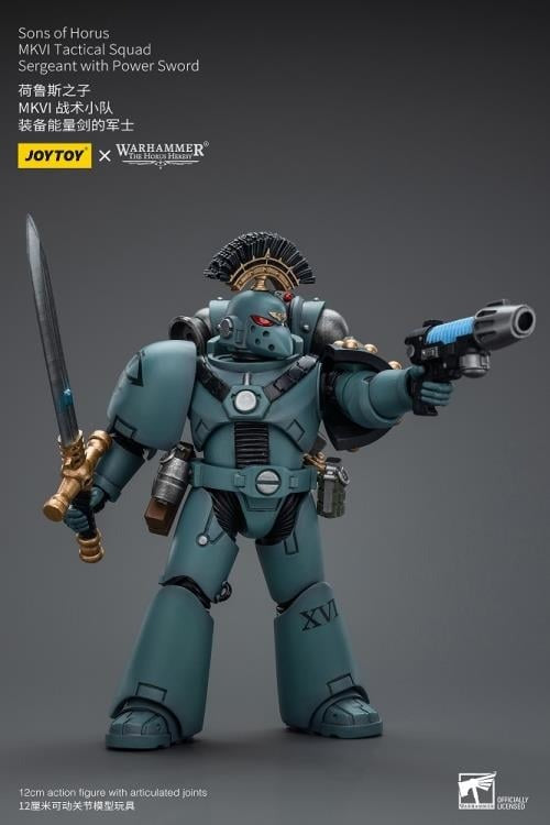 Sons Of Horus: Mkvi Tactical Squad Sergeant With Power Sword Jt9466 Warhammer 40K