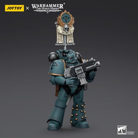 Sons Of Horus: Mkiv Tactical Squad Legionary With Legion Vexilla Jt9589 Warhammer 40K