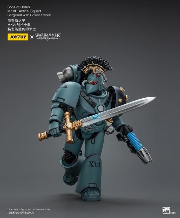 Sons Of Horus: Mkvi Tactical Squad Sergeant With Power Sword Jt9466 Warhammer 40K