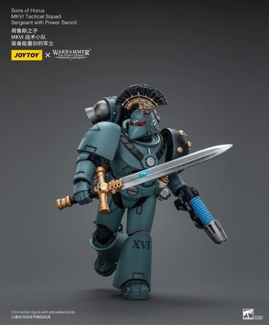 Sons Of Horus: Mkvi Tactical Squad Sergeant With Power Sword Jt9466 Warhammer 40K