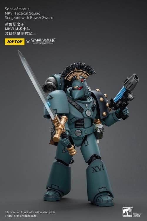Sons Of Horus: Mkvi Tactical Squad Sergeant With Power Sword Jt9466 Warhammer 40K