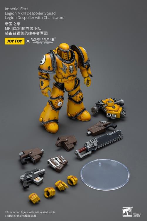 Joytoy Imperial Fists Legion Mkiii Despoiler Squad With Chainsword Jt9091 Warhammer 40K