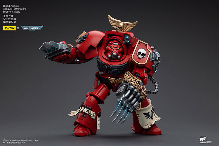 Joytoy Warhammer 40K Blood Angels Assault Terminators Brother Nassio Warhammer