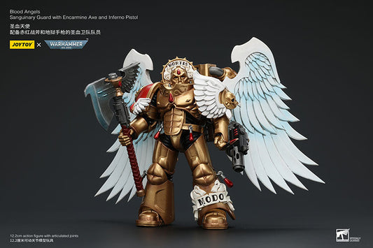 Blood Angelssanguinary Guard With Encarmine Axe And Inferno Pistol Jt7172 Warhammer 40K