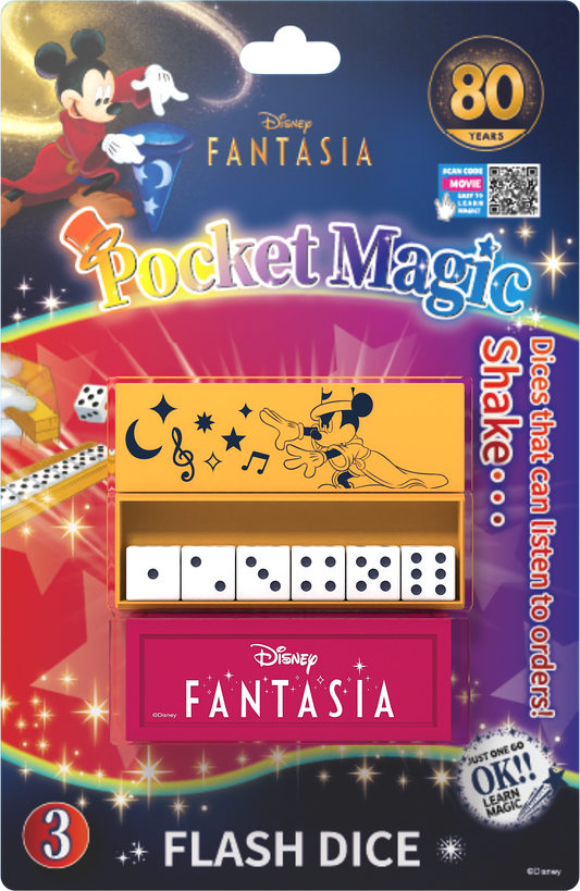 Disney Fantasia Mickey Pocket Magic - Flash Dice