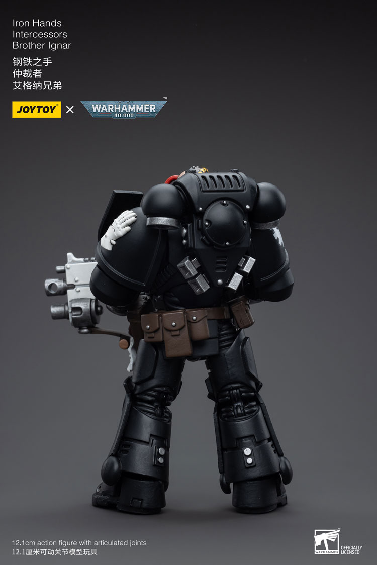 Joytoy Warhammer 40K Iron Hands Intercessors Brother Ignar Warhammer