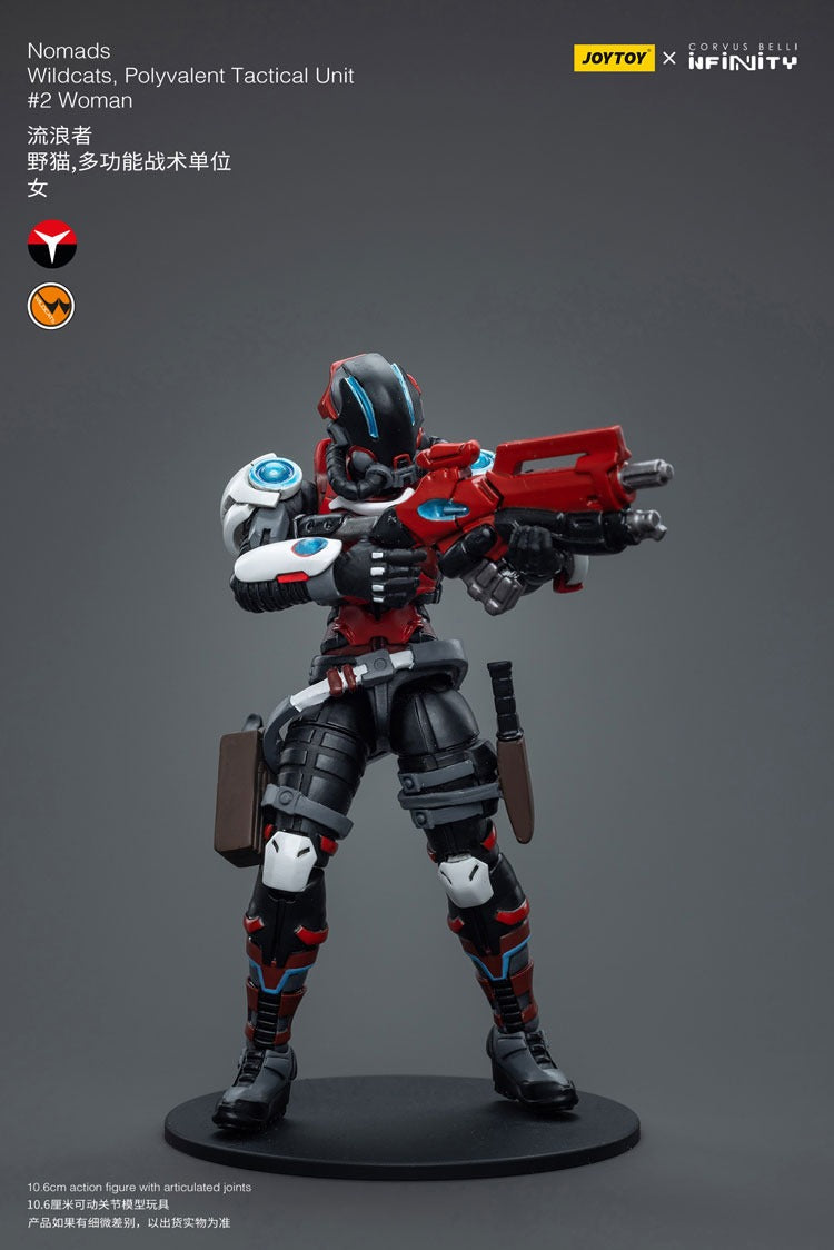 Joytoy Corvus Belli Infinity Nomads Wildcats Polyvalent Tactical Unit #2 Woman