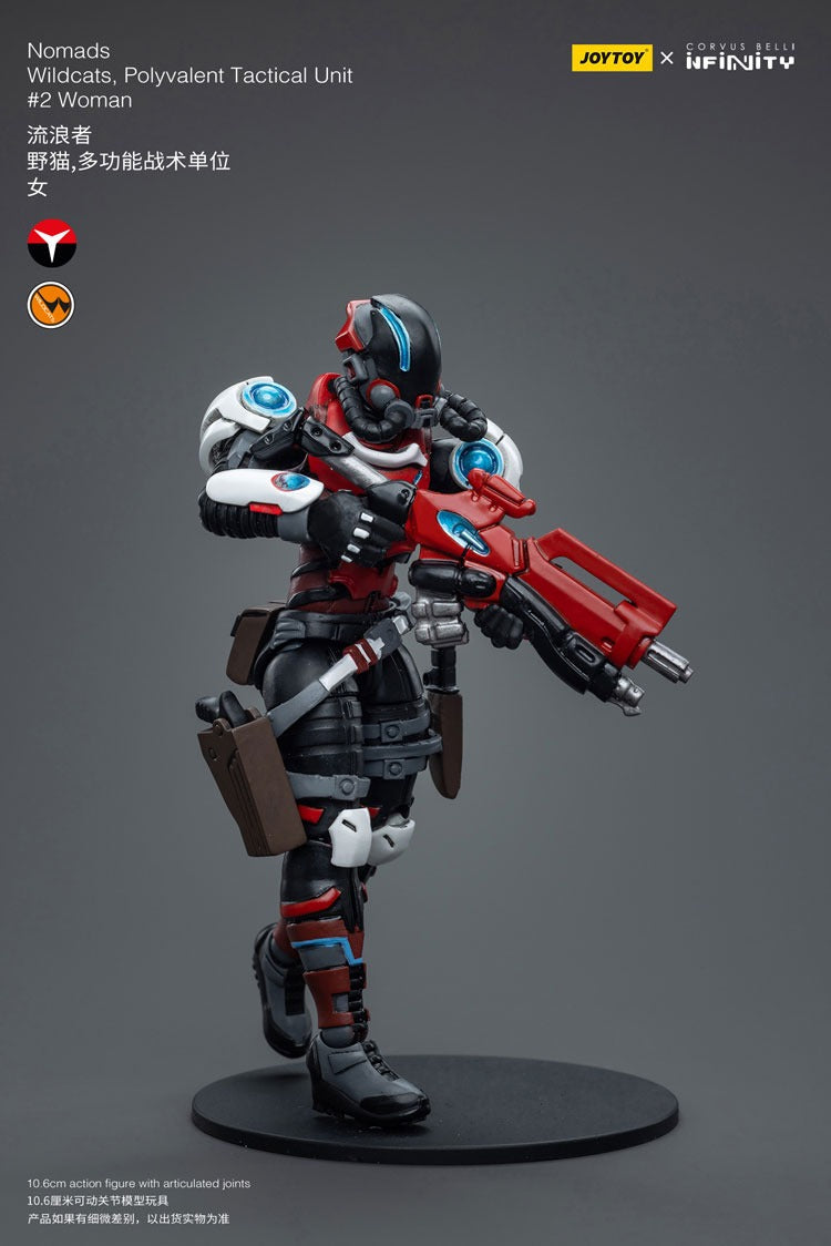 Joytoy Corvus Belli Infinity Nomads Wildcats Polyvalent Tactical Unit #2 Woman
