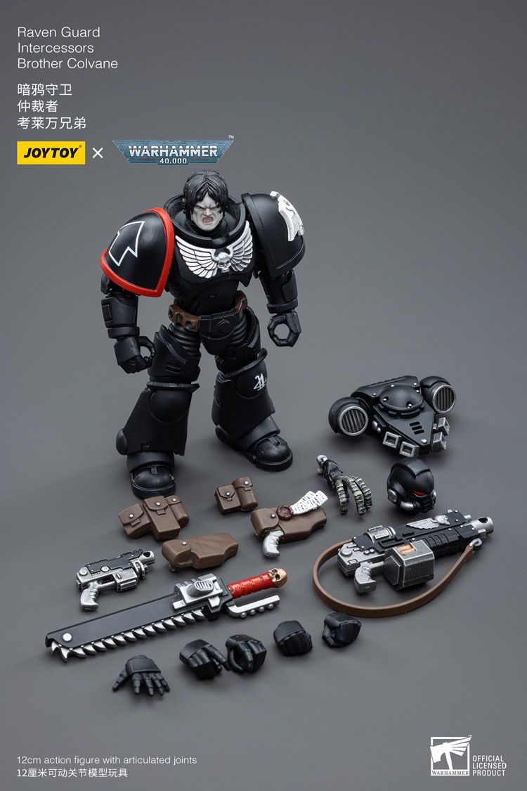 Joytoy Warhammer 40K Raven Guard Intercessors Brother Colvane Warhammer