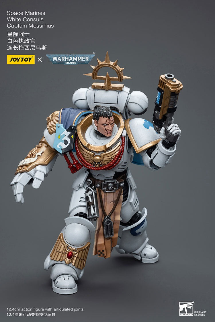 Joytoy Warhammer 40K Space Marines White Consuls Captain Messinius Jt6861 Warhammer