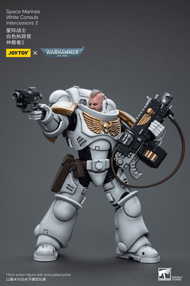 Joytoy Warhammer 40K Space Marines White Consuls Intercessors 2 Jt6854 Warhammer