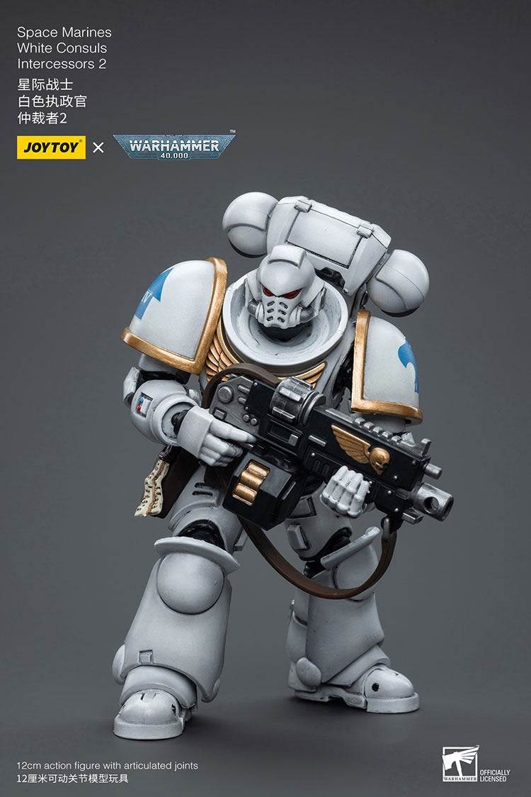 Joytoy Warhammer 40K Space Marines White Consuls Intercessors 2 Jt6854 Warhammer