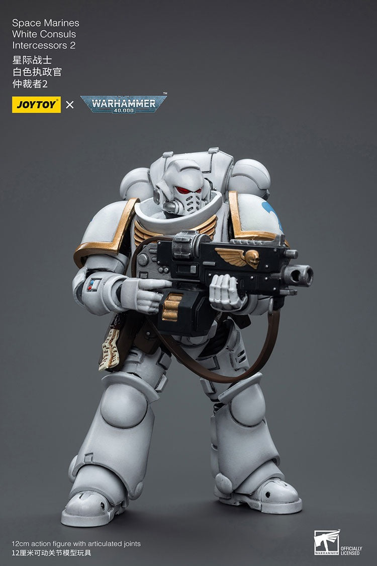 Joytoy Warhammer 40K Space Marines White Consuls Intercessors 2 Jt6854 Warhammer