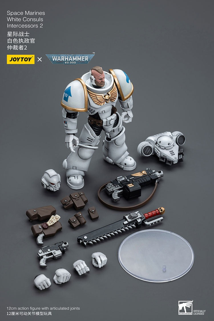 Joytoy Warhammer 40K Space Marines White Consuls Intercessors 2 Jt6854 Warhammer